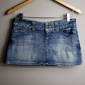 NWOT Guess Denim Mini Skirt